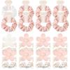 imageDEEKA 16 Pcs Bridesmaid Proposal Gifts Set Flower Hair Claw Clips with Floral Card ampamp Satin Scrunchies Proposal Box Bridal Party Gift Bridesmaids Bachelorette Party Favors WhiteampampSage GreenWhitePink