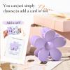 imageDEEKA 16 Pcs Bridesmaid Proposal Gifts Set Flower Hair Claw Clips with Floral Card ampamp Satin Scrunchies Proposal Box Bridal Party Gift Bridesmaids Bachelorette Party Favors WhiteampampSage GreenWhitePurple