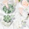 imageDEEKA 16 Pcs Bridesmaid Proposal Gifts Set Flower Hair Claw Clips with Floral Card ampamp Satin Scrunchies Proposal Box Bridal Party Gift Bridesmaids Bachelorette Party Favors WhiteampampSage GreenWhiteSage Green