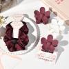 imageDEEKA 16 Pcs Bridesmaid Proposal Gifts Set Flower Hair Claw Clips with Floral Card ampamp Satin Scrunchies Proposal Box Bridal Party Gift Bridesmaids Bachelorette Party Favors WhiteampampSage GreenWhiteBurgundy