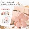 imageDEEKA 16 Pcs Bridesmaid Proposal Gifts Set Flower Hair Claw Clips with Floral Card ampamp Satin Scrunchies Proposal Box Bridal Party Gift Bridesmaids Bachelorette Party Favors WhiteampampSage GreenWhitePink