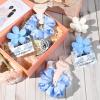 imageDEEKA 16 Pcs Bridesmaid Proposal Gifts Set Flower Hair Claw Clips with Floral Card ampamp Satin Scrunchies Proposal Box Bridal Party Gift Bridesmaids Bachelorette Party Favors WhiteampampSage GreenWhiteLight Blue