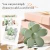imageDEEKA 16 Pcs Bridesmaid Proposal Gifts Set Flower Hair Claw Clips with Floral Card ampamp Satin Scrunchies Proposal Box Bridal Party Gift Bridesmaids Bachelorette Party Favors WhiteampampSage GreenWhiteSage Green