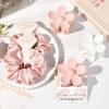 imageDEEKA 16 Pcs Bridesmaid Proposal Gifts Set Flower Hair Claw Clips with Floral Card ampamp Satin Scrunchies Proposal Box Bridal Party Gift Bridesmaids Bachelorette Party Favors WhiteampampSage GreenWhitePink