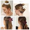 imageDEEKA 16 Pcs Bridesmaid Proposal Gifts Set Flower Hair Claw Clips with Floral Card ampamp Satin Scrunchies Proposal Box Bridal Party Gift Bridesmaids Bachelorette Party Favors WhiteampampSage GreenWhiteBurgundy