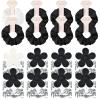 imageDEEKA 16 Pcs Bridesmaid Proposal Gifts Set Flower Hair Claw Clips with Floral Card ampamp Satin Scrunchies Proposal Box Bridal Party Gift Bridesmaids Bachelorette Party Favors WhiteampampSage GreenWhiteBlack