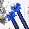 imageDEEKA 2 PCS Cheer Pin Strap Pin Me Ribbon for Backpack Glitter Cheerleader Keychain Cheer Gifts Bow HolderBlackGlitter Royal Blue