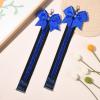 imageDEEKA 2 PCS Cheer Pin Strap Pin Me Ribbon for Backpack Glitter Cheerleader Keychain Cheer Gifts Bow HolderBlackGlitter Royal Blue
