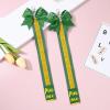imageDEEKA 2 PCS Cheer Pin Strap Pin Me Ribbon for Backpack Glitter Cheerleader Keychain Cheer Gifts Bow HolderHunter GreenGlitter Gold