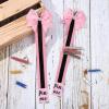 imageDEEKA 2 PCS Cheer Pin Strap Pin Me Ribbon for Backpack Glitter Cheerleader Keychain Cheer Gifts Bow HolderPinkGlitter Black