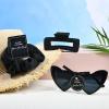 imageDEEKA 24 Pcs Margs and Matrimony Bachelorette Party Favors Decorations Bridesmaid Proposal Gifts Heart Sunglasses Hair Claw Clips Satin Scrunchies Accessories Set Bridal Party Wedding GiftsBlack