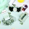 imageDEEKA 24 Pcs Margs and Matrimony Bachelorette Party Favors Decorations Bridesmaid Proposal Gifts Heart Sunglasses Hair Claw Clips Satin Scrunchies Accessories Set Bridal Party Wedding GiftsCamp