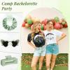 imageDEEKA 24 Pcs Margs and Matrimony Bachelorette Party Favors Decorations Bridesmaid Proposal Gifts Heart Sunglasses Hair Claw Clips Satin Scrunchies Accessories Set Bridal Party Wedding GiftsCamp