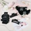 imageDEEKA 24 Pcs Margs and Matrimony Bachelorette Party Favors Decorations Bridesmaid Proposal Gifts Heart Sunglasses Hair Claw Clips Satin Scrunchies Accessories Set Bridal Party Wedding GiftsBlack