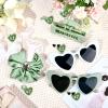 imageDEEKA 24 Pcs Margs and Matrimony Bachelorette Party Favors Decorations Bridesmaid Proposal Gifts Heart Sunglasses Hair Claw Clips Satin Scrunchies Accessories Set Bridal Party Wedding GiftsWhiteSage Green