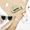 imageDEEKA 24 Pcs Margs and Matrimony Bachelorette Party Favors Decorations Bridesmaid Proposal Gifts Heart Sunglasses Hair Claw Clips Satin Scrunchies Accessories Set Bridal Party Wedding GiftsWhiteGreen 12 Sets