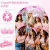 imageDEEKA 24 Pcs Margs and Matrimony Bachelorette Party Favors Decorations Bridesmaid Proposal Gifts Heart Sunglasses Hair Claw Clips Satin Scrunchies Accessories Set Bridal Party Wedding GiftsLets Go Girls 12 Sets
