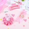 imageDEEKA 24 Pcs Margs and Matrimony Bachelorette Party Favors Decorations Bridesmaid Proposal Gifts Heart Sunglasses Hair Claw Clips Satin Scrunchies Accessories Set Bridal Party Wedding GiftsLets Go Girls 12 Sets