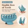 imageDEEKA 3 PCS 25 Inch Tortoise Shell Hair Claw Clips Double Row Teeth Plastic Hair Jaw Clips Hair Barrettes Thick Medium Thin Hair Clips for WomenBeige Blue Pink Green