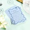 imageDEEKA 30 PCS Bridal Shower Games Card for 30 Guests Pink Wavy Border Ribbon Bow Funny Wedding Bachelorette Party Games for Reception Would She RatherBlue