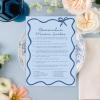 imageDEEKA 30 PCS Bridal Shower Games Card for 30 Guests Pink Wavy Border Ribbon Bow Funny Wedding Bachelorette Party Games for Reception Would She RatherBlue