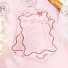imageDEEKA 30 PCS Bridal Shower Games Card for 30 Guests Pink Wavy Border Ribbon Bow Funny Wedding Bachelorette Party Games for Reception Would She RatherPink