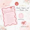 imageDEEKA 30 PCS Bridal Shower Games Card for 30 Guests Pink Wavy Border Ribbon Bow Funny Wedding Bachelorette Party Games for Reception Would She RatherPink
