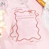 imageDEEKA 30 PCS Bridal Shower Games Card for 30 Guests Pink Wavy Border Ribbon Bow Funny Wedding Bachelorette Party Games for Reception Would She RatherPink