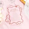imageDEEKA 30 PCS Bridal Shower Games Card for 30 Guests Pink Wavy Border Ribbon Bow Funny Wedding Bachelorette Party Games for Reception Would She RatherPink
