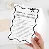 imageDEEKA 30 PCS Bridal Shower Games Card for 30 Guests Pink Wavy Border Ribbon Bow Funny Wedding Bachelorette Party Games for Reception Would She RatherWhiteblack
