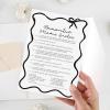 imageDEEKA 30 PCS Bridal Shower Games Card for 30 Guests Pink Wavy Border Ribbon Bow Funny Wedding Bachelorette Party Games for Reception Would She RatherWhiteblack
