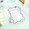 imageDEEKA 30 PCS Bridal Shower Games Card for 30 Guests Pink Wavy Border Ribbon Bow Funny Wedding Bachelorette Party Games for Reception Would She RatherWhiteblack