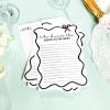 imageDEEKA 30 PCS Bridal Shower Games Card for 30 Guests Pink Wavy Border Ribbon Bow Funny Wedding Bachelorette Party Games for Reception Would She RatherWhiteblack