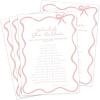 imageDEEKA 30 PCS Bridal Shower Games Card for 30 Guests Pink Wavy Border Ribbon Bow Funny Wedding Bachelorette Party Games for Reception Would She RatherWhitepink