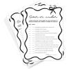 imageDEEKA 30 PCS Bridal Shower Games Card for 30 Guests Pink Wavy Border Ribbon Bow Funny Wedding Bachelorette Party Games for Reception Would She RatherWhiteblack