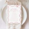 imageDEEKA 30 PCS Bridal Shower Games Card for 30 Guests Pink Wavy Border Ribbon Bow Funny Wedding Bachelorette Party Games for Reception Would She RatherWhitepink
