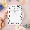 imageDEEKA 30 PCS Bridal Shower Games Card for 30 Guests Pink Wavy Border Ribbon Bow Funny Wedding Bachelorette Party Games for Reception Would She RatherWhiteblack