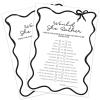 imageDEEKA 30 PCS Bridal Shower Games Card for 30 Guests Pink Wavy Border Ribbon Bow Funny Wedding Bachelorette Party Games for Reception Would She RatherWhiteblack