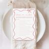 imageDEEKA 30 PCS Bridal Shower Games Card for 30 Guests Pink Wavy Border Ribbon Bow Funny Wedding Bachelorette Party Games for Reception Would She RatherWhitepink