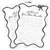 imageDEEKA 30 PCS Bridal Shower Games Card for 30 Guests Pink Wavy Border Ribbon Bow Funny Wedding Bachelorette Party Games for Reception Would She RatherWhiteblack