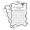 imageDEEKA 30 PCS Bridal Shower Games Card for 30 Guests Pink Wavy Border Ribbon Bow Funny Wedding Bachelorette Party Games for Reception Would She RatherWhiteblack