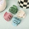 imageDEEKA 4 PCS Double Row Teeth Hair Claw Clips 25quot Medium Hair Clips for Thin Hair Small Matte Clips Short Fine Hair Accessories for Women and Girls Black BrownMatte Color B