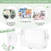 imageDEEKA 5 Pcs Bridesmaid Proposal Bag Set Gift Clear Makeup Toiletry Bag Bachelorette Party Favors Sunglasses Hair Claw Clips Scrunchies Knot Bracelets Bridal Wedding Party Gifts Sage GreenSage Green