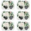 imageDEEKA 5 Pcs Bridesmaid Proposal Bag Set Gift Clear Makeup Toiletry Bag Bachelorette Party Favors Sunglasses Hair Claw Clips Scrunchies Knot Bracelets Bridal Wedding Party Gifts Sage GreenSage Green