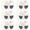 imageDEEKA 5 Pcs Bridesmaid Proposal Bag Set Gift Clear Makeup Toiletry Bag Bachelorette Party Favors Sunglasses Hair Claw Clips Scrunchies Knot Bracelets Bridal Wedding Party Gifts Sage GreenWhite