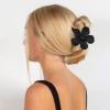 imageDEEKA Bachelorette Party Favors Bridesmaid Proposal Gifts 8 Pack Flower Hair Claw Clips with Floral Card Large Hair Clips Bridal Party Gift for Bridesmaids Last Toast On The CoastWhiteBlack