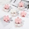 imageDEEKA Bachelorette Party Favors Bridesmaid Proposal Gifts 8 Pack Flower Hair Claw Clips with Floral Card Large Hair Clips Bridal Party Gift for Bridesmaids Last Toast On The CoastWhitePink