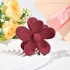 imageDEEKA Bachelorette Party Favors Bridesmaid Proposal Gifts 8 Pack Flower Hair Claw Clips with Floral Card Large Hair Clips Bridal Party Gift for Bridesmaids Last Toast On The CoastWhiteBurgundy