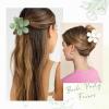 imageDEEKA Bachelorette Party Favors Bridesmaid Proposal Gifts 8 Pack Flower Hair Claw Clips with Floral Card Large Hair Clips Bridal Party Gift for Bridesmaids Last Toast On The CoastCamp