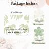 imageDEEKA Bachelorette Party Favors Bridesmaid Proposal Gifts 8 Pack Flower Hair Claw Clips with Floral Card Large Hair Clips Bridal Party Gift for Bridesmaids Last Toast On The CoastWhiteSage Green